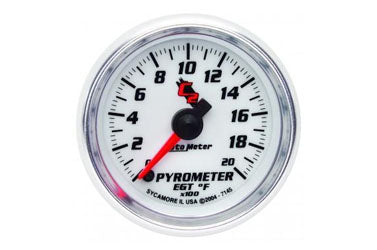 EGT Temperature: 0-2000°F - C2 Stepper Motor Gauge (2 1/16") 