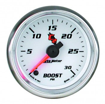 Boost: 0-30 PSI - C2 Stepper Motor Gauge (2 1/16")