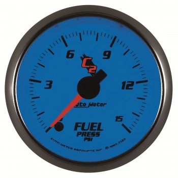 Fuel Pressure: 0-15 PSI - C2 Stepper Motor (2 1/16")