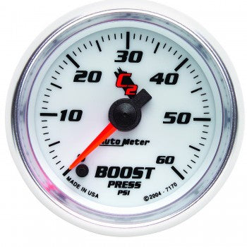 Boost: 0-60 PSI - C2 Stepper Motor Gauge (2 1/16")