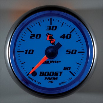 Boost: 0-60 PSI - C2 Stepper Motor Gauge (2 1/16")