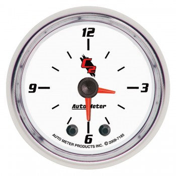 Clock: 12 Hour - C2 Electric Gauge (2 1/16")