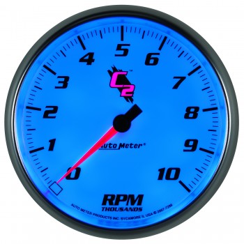 Tachometer: 0 - 10,000RPM - C2 In-Dash Gauge (5")