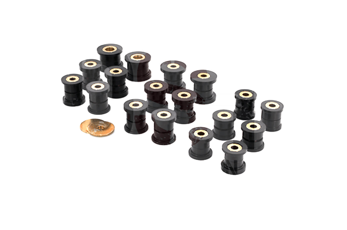 Energy Suspension Rear Upper and Lower Control Arm Bushings for 350Z/G35 (7.3122G)