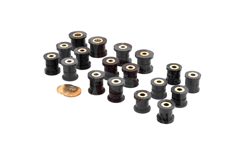 Energy Suspension Rear Upper and Lower Control Arm Bushings for 350Z/G35 (7.3122G)