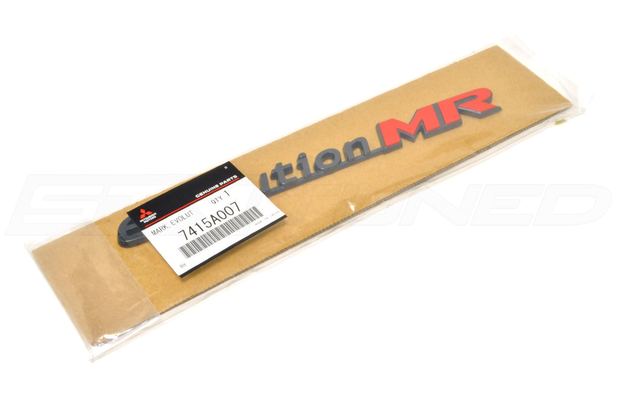 Mitsubishi OEM Evolution MR Trunk Badge (7415A007)