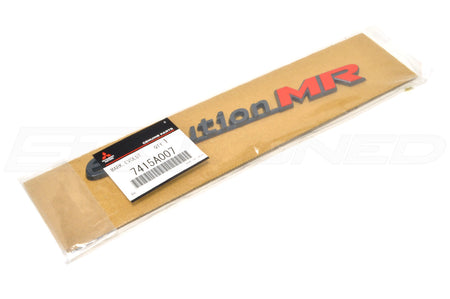 Mitsubishi OEM Evolution MR Trunk Badge (7415A007)