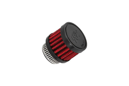 K&N Breather (62-1560) 3/4" Rubber Flange / Red Filter / Rubber Top