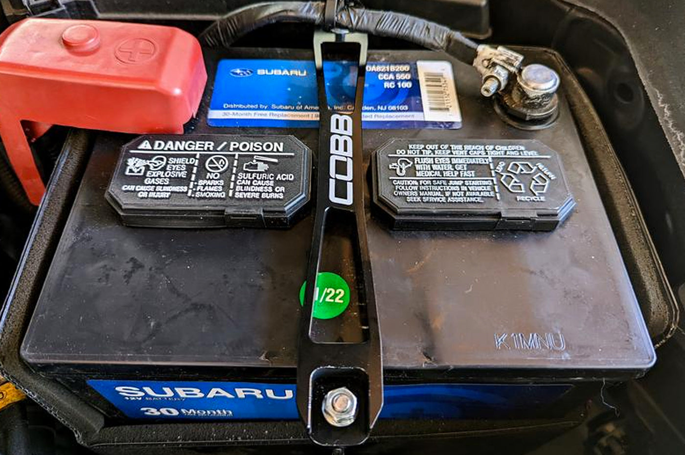 COBB Battery Tie Down for 2002-2022 WRX/STi (800150)