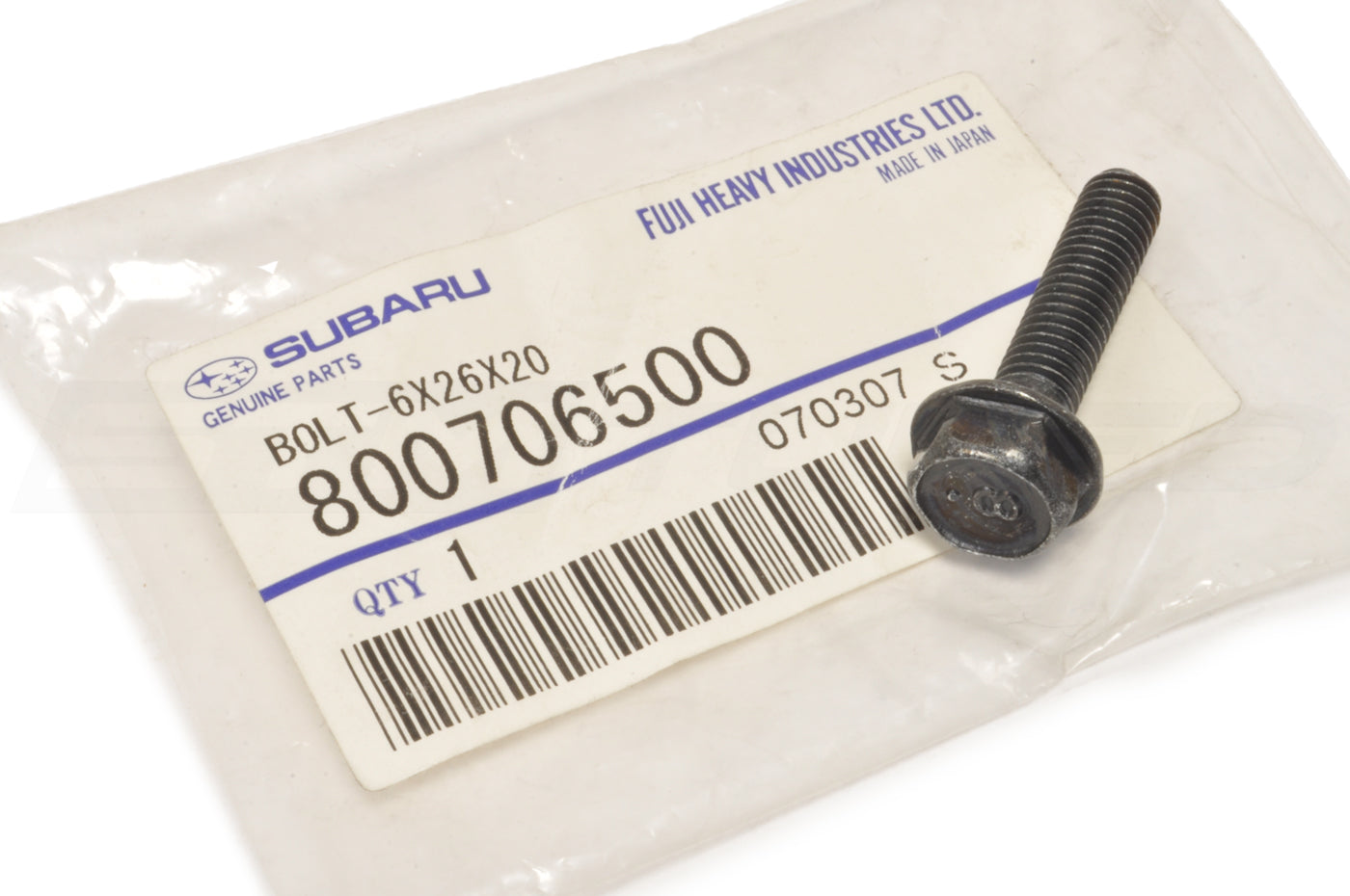 Subaru OEM Engine Case Bolt for EJ WRX/STi (800706500)