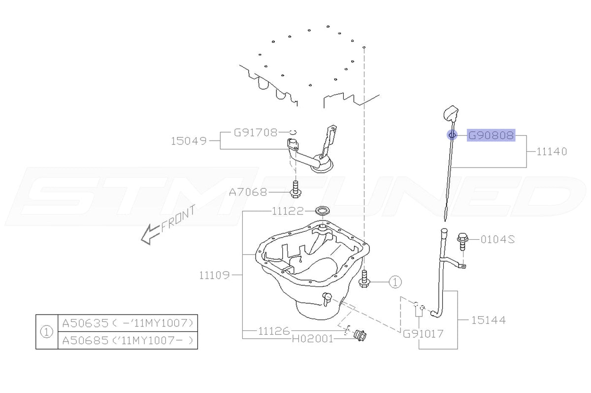 2014 EJ25 STi Diagram