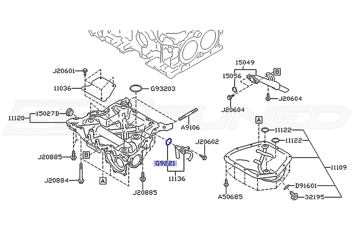 Subaru OEM Engine Oil Level Sensor Oring for 2022+ WRX (806922100)