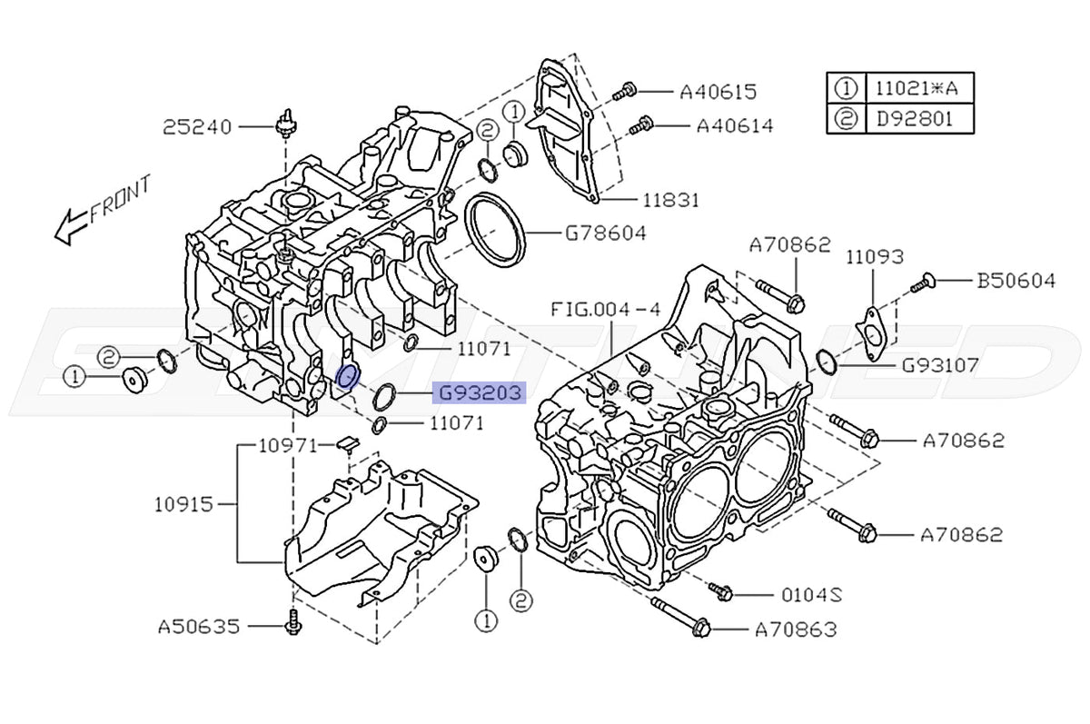 EJ2% 2021 STi Diagram