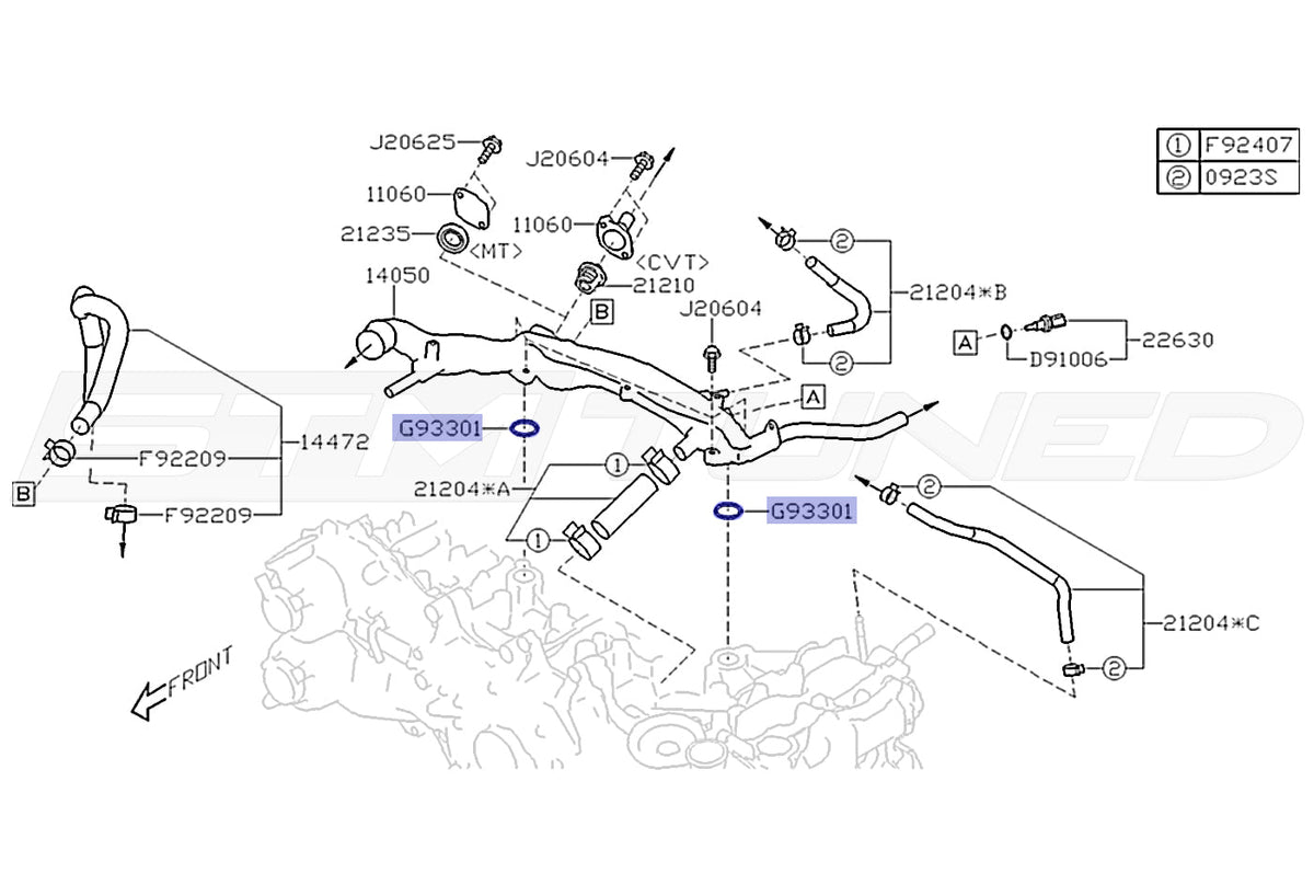 2022 WRX Diagram for Reference