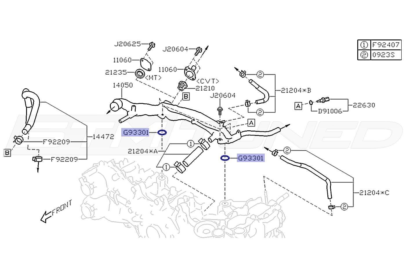 2022 WRX Diagram for Reference