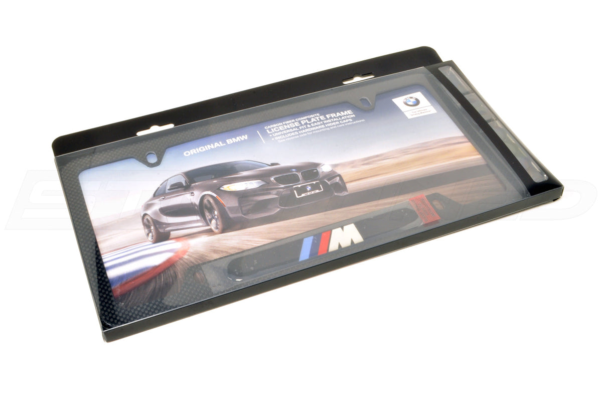 BMW M Carbon Fiber License Plate Frame (82112348413)