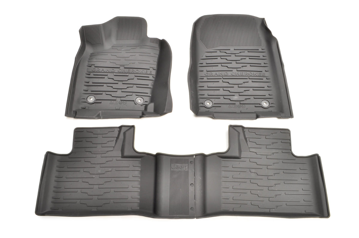 Mopar Rubber Floor Mats for 2016+ Jeep Grand Cherokee (82215577AC)