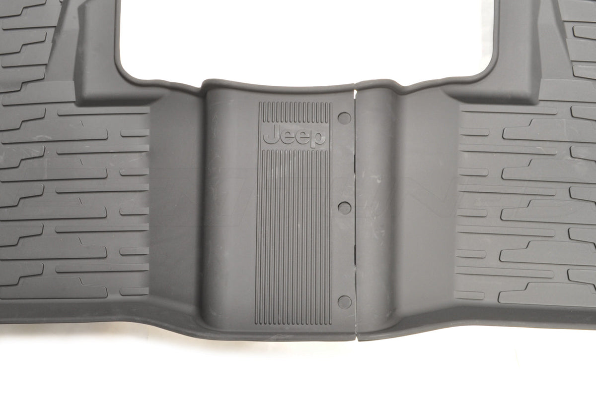 Mopar Rubber Floor Mats for 2016+ Jeep Grand Cherokee (82215577AC)