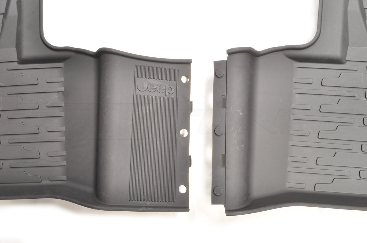 Mopar Rubber Floor Mats for 2016+ Jeep Grand Cherokee (82215577AC)