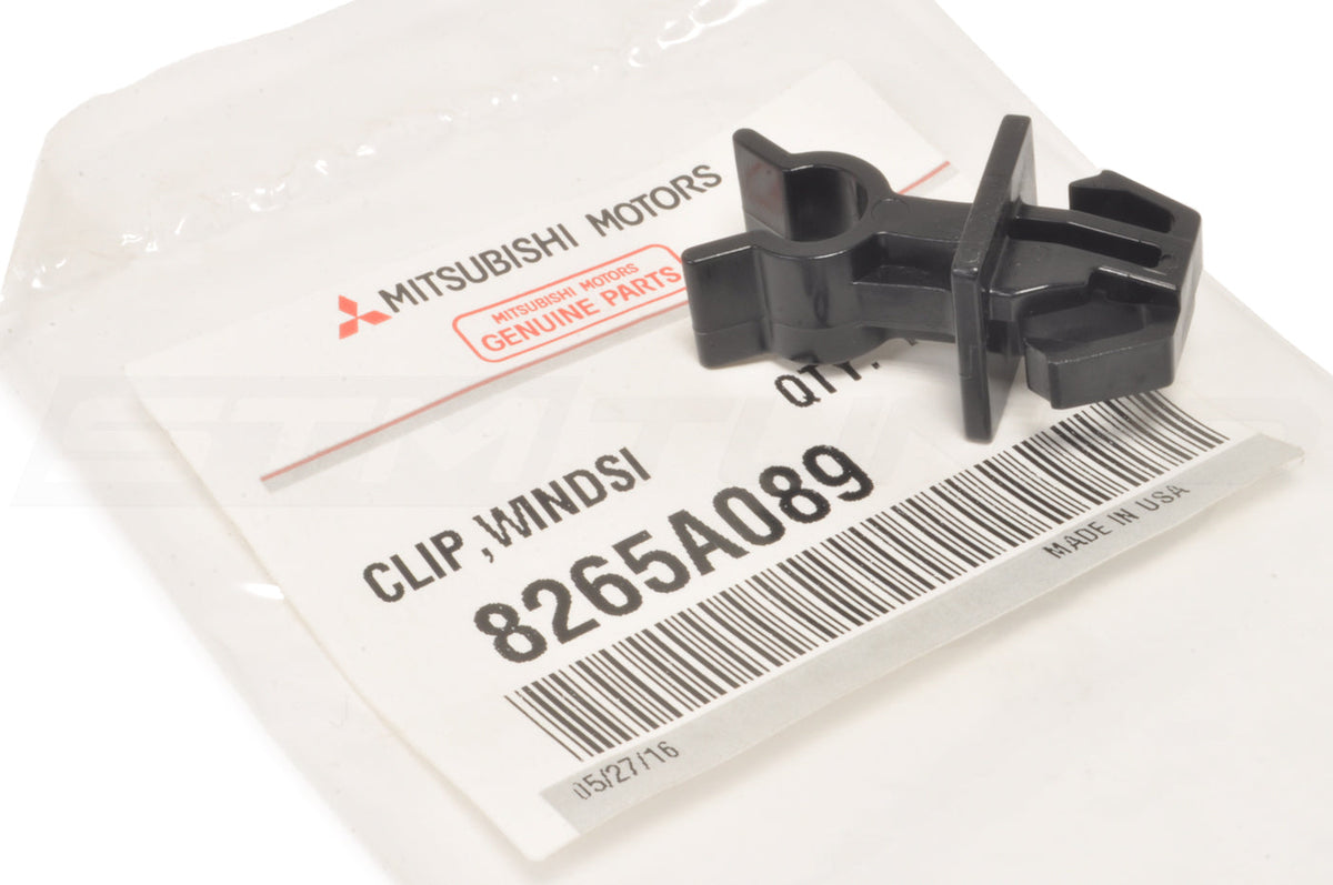 8265A089 OEM Evo X Windshield Washer Line Clip