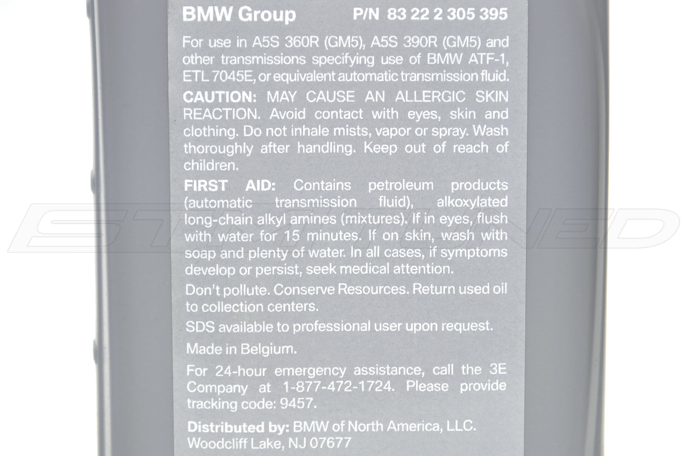 BMW OEM Automatic Transmission Fluid ATF 1 (83222305395)