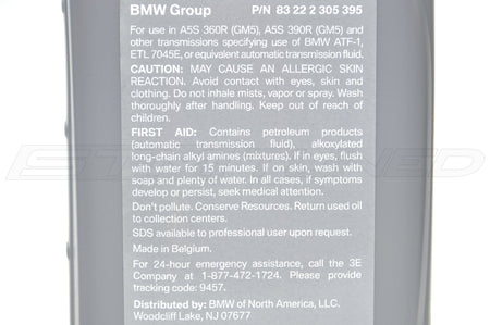 BMW OEM Automatic Transmission Fluid ATF 1 (83222305395)