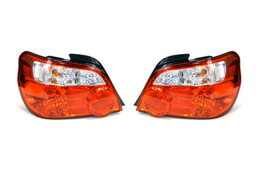 Subaru OEM Tail Lights (2004/2005 Red Style) - 02-07 WRX/STi