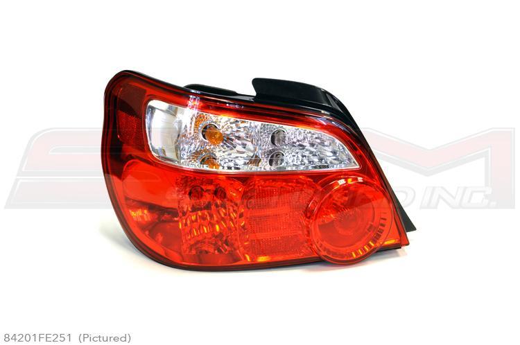 Subaru OEM Tail Lights (2004/2005 Red Style) - 02-07 WRX/STi