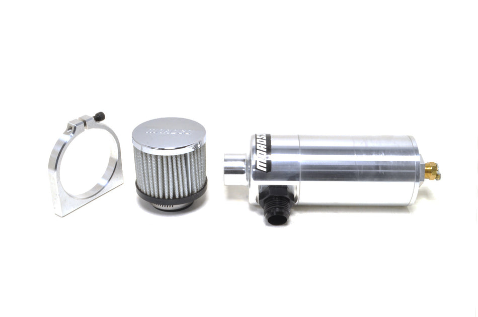 Moroso Billet Engine Oil Catch Can with Breather (85500)