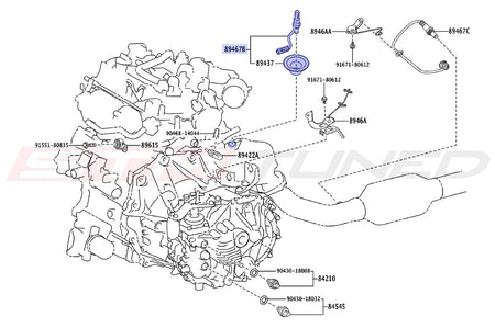 Toyota OEM Oxygen Sensor (Cat) for 2023+ Corolla GR (8946752300)