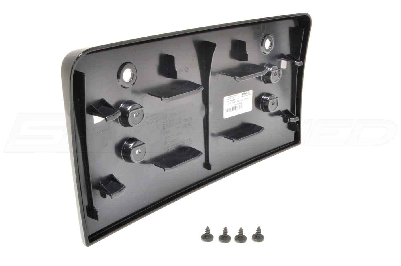 Audi OEM Front License Plate Bracket Gloss Black for 8V RS3 (8V5807287KT94)