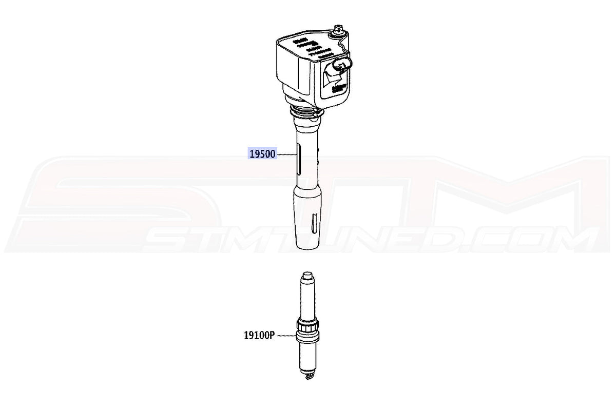 OEM Ignition Coil Diagram for Supra GR
