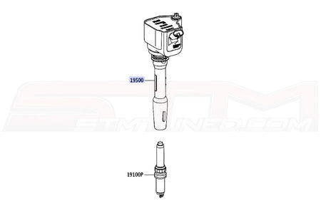 OEM Ignition Coil Diagram for Supra GR