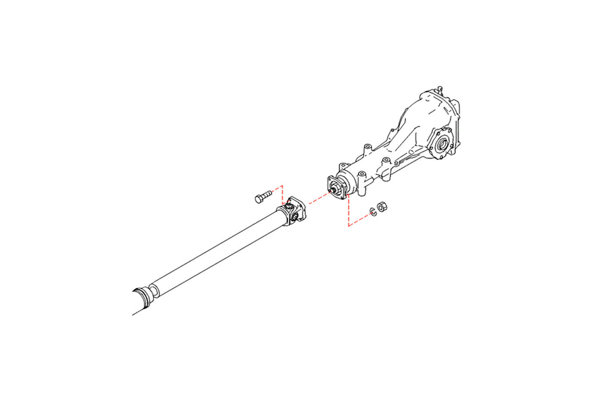 04-07 STi Driveshaft to Rear End Bolt Kit 