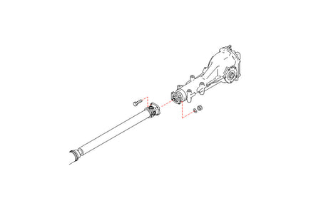 04-07 STi Driveshaft to Rear End Bolt Kit 