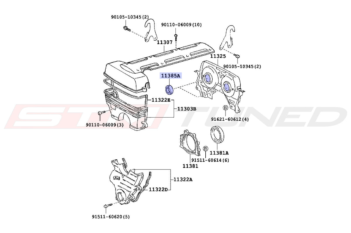 Toyota OEM Camshaft Oil Seal for MK4 Supra (9031140020)