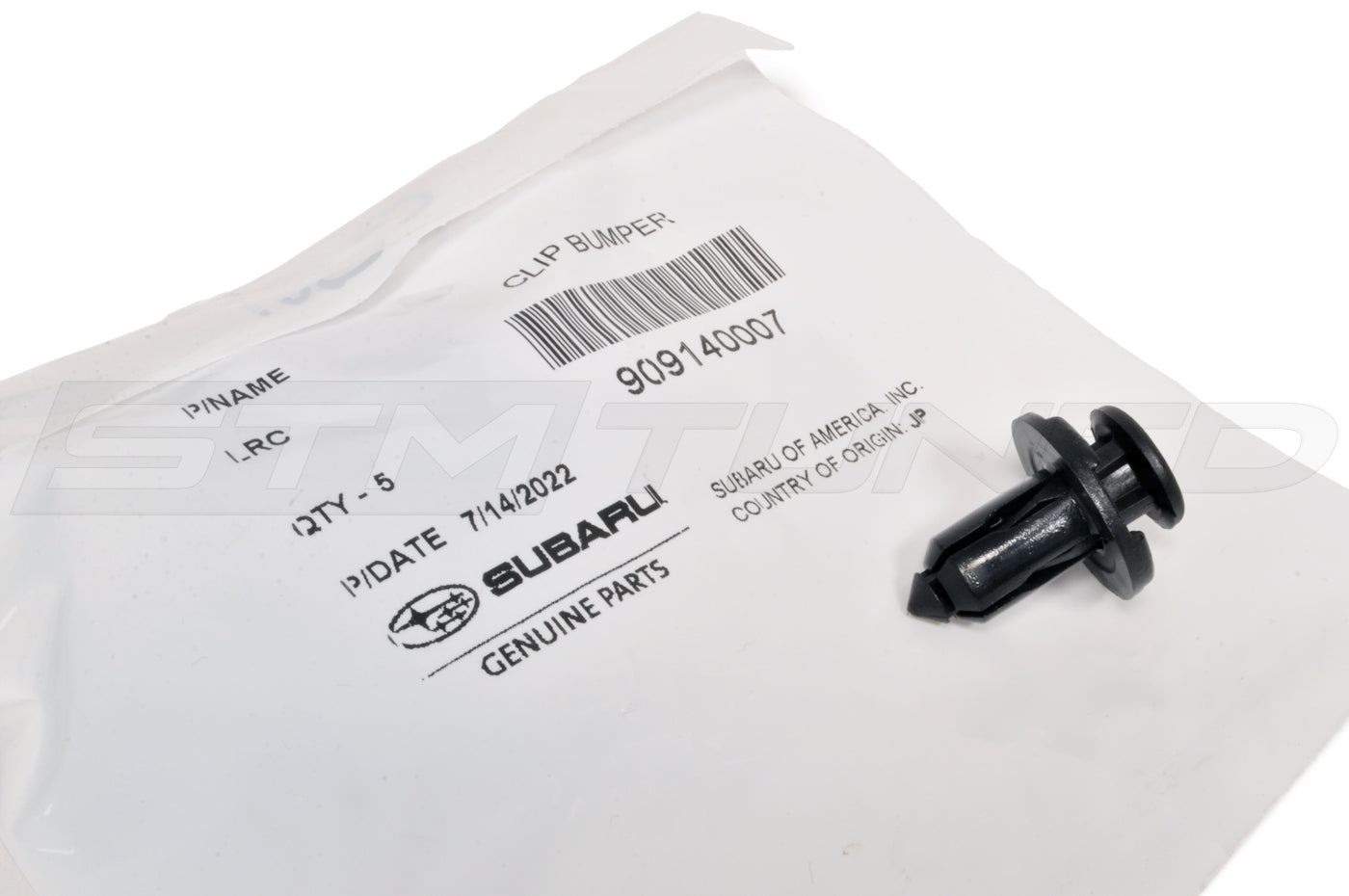 Subaru OEM Fender Liner Clip for WRX STi BRZ (909140007)