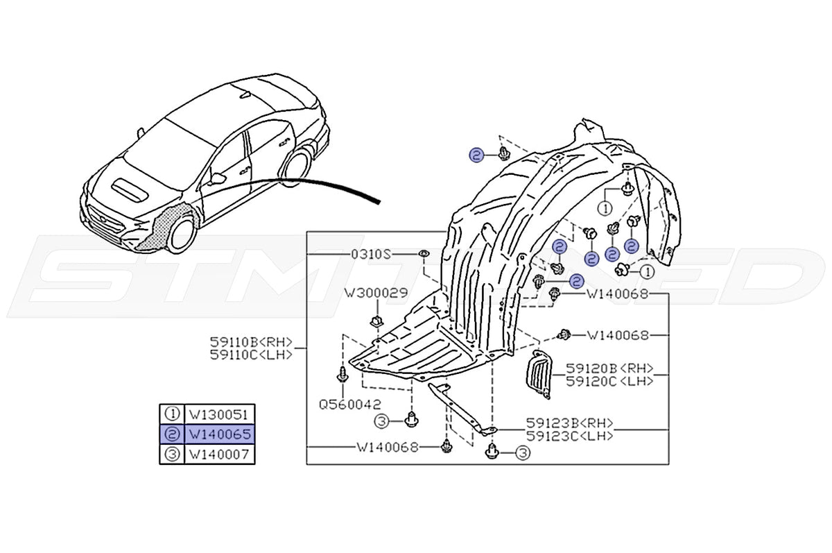 2022 WRX Diagram for Reference