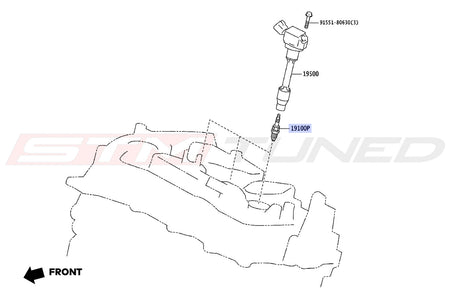 2023+ Corolla GR Spark Plug Diagram Example