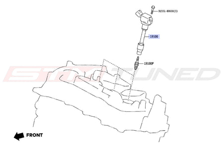 Toyota OEM Ignition Coil for 2023+ Corolla GR (90919A2010)