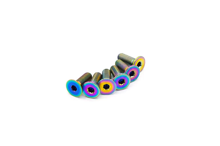 True Burned (Multi-Color) Titanium Steering Wheel Bolt Kit (ACC-003)