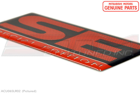 ACU06SLR02 Mitsubishi SE Special Edition Badge - Evo 7/8/9