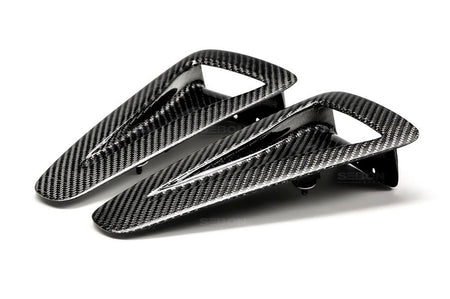 AD0910NSGTR-OE Seibon R35 GTR Carbon Fiber Hood Vent Air Ducts