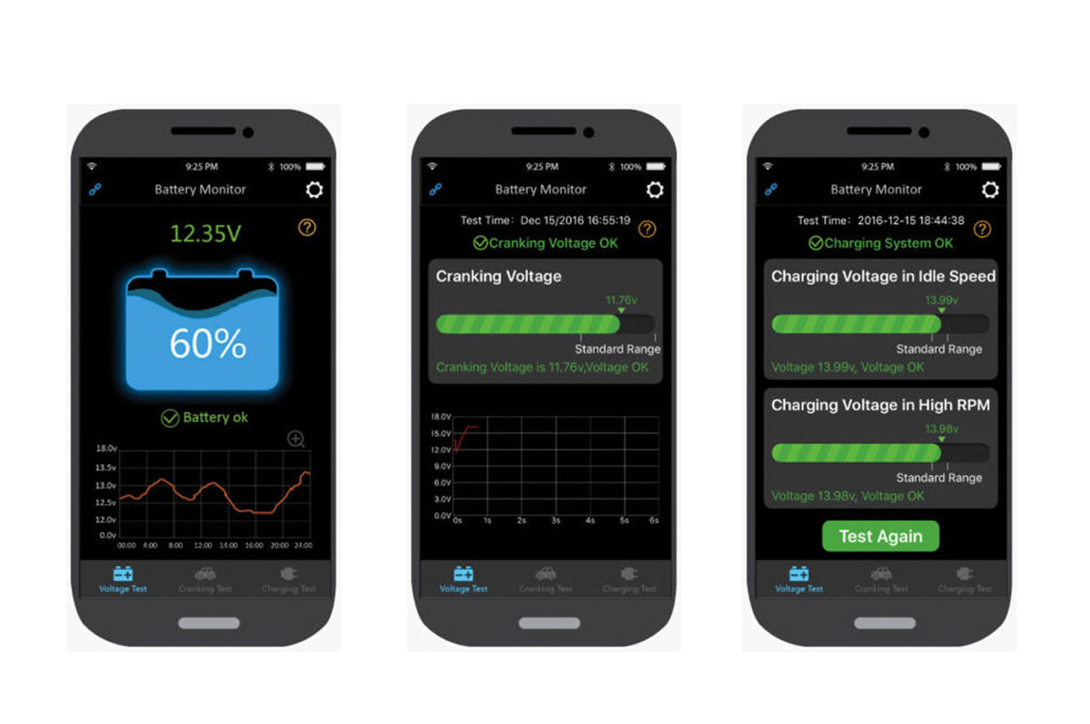 Antigravity Blue Battery Tracker App