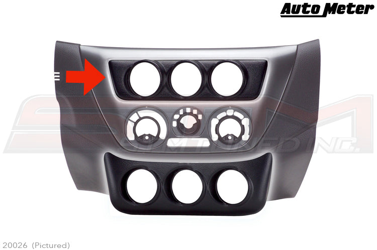 Evo Triple Upper Console Gauge Pod