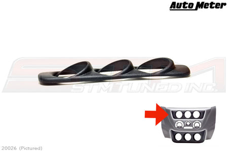 Evo Triple Upper Console Gauge Pod