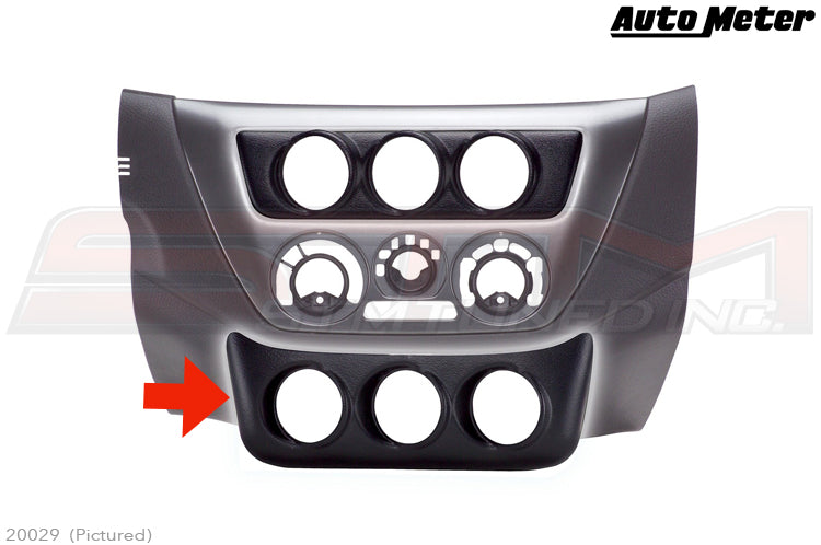 Evo Triple Lower Console Gauge Pod