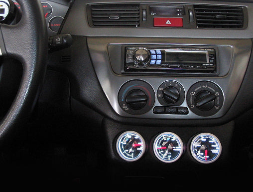 Evo Triple Lower Console Gauge Pod