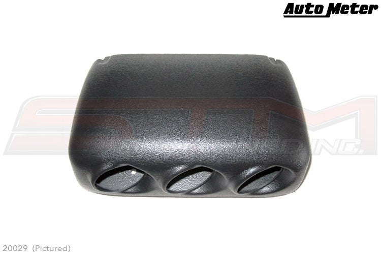 Evo Triple Lower Console Gauge Pod