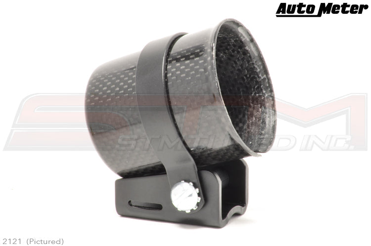 Auto Meter Universal 52mm Gauge Cup - Carbon Fiber